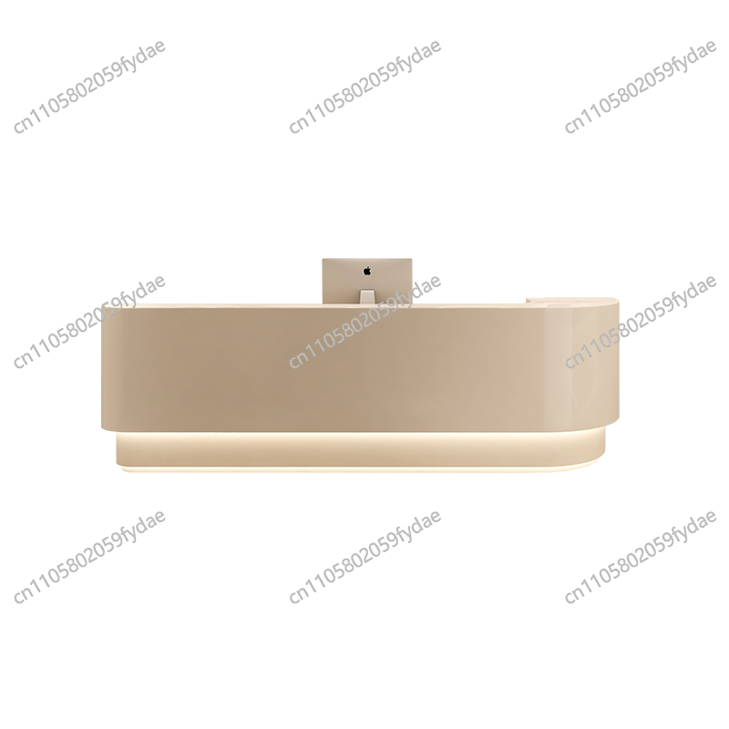 Office Furniture Logo - مكاتب استقبال لمتاجر الملابس مع إضاءة