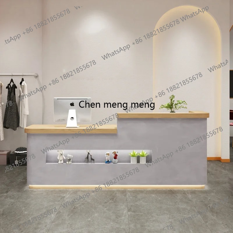 Office Furniture Center - طاولة استقبال بسيطة لمركز العملاء في