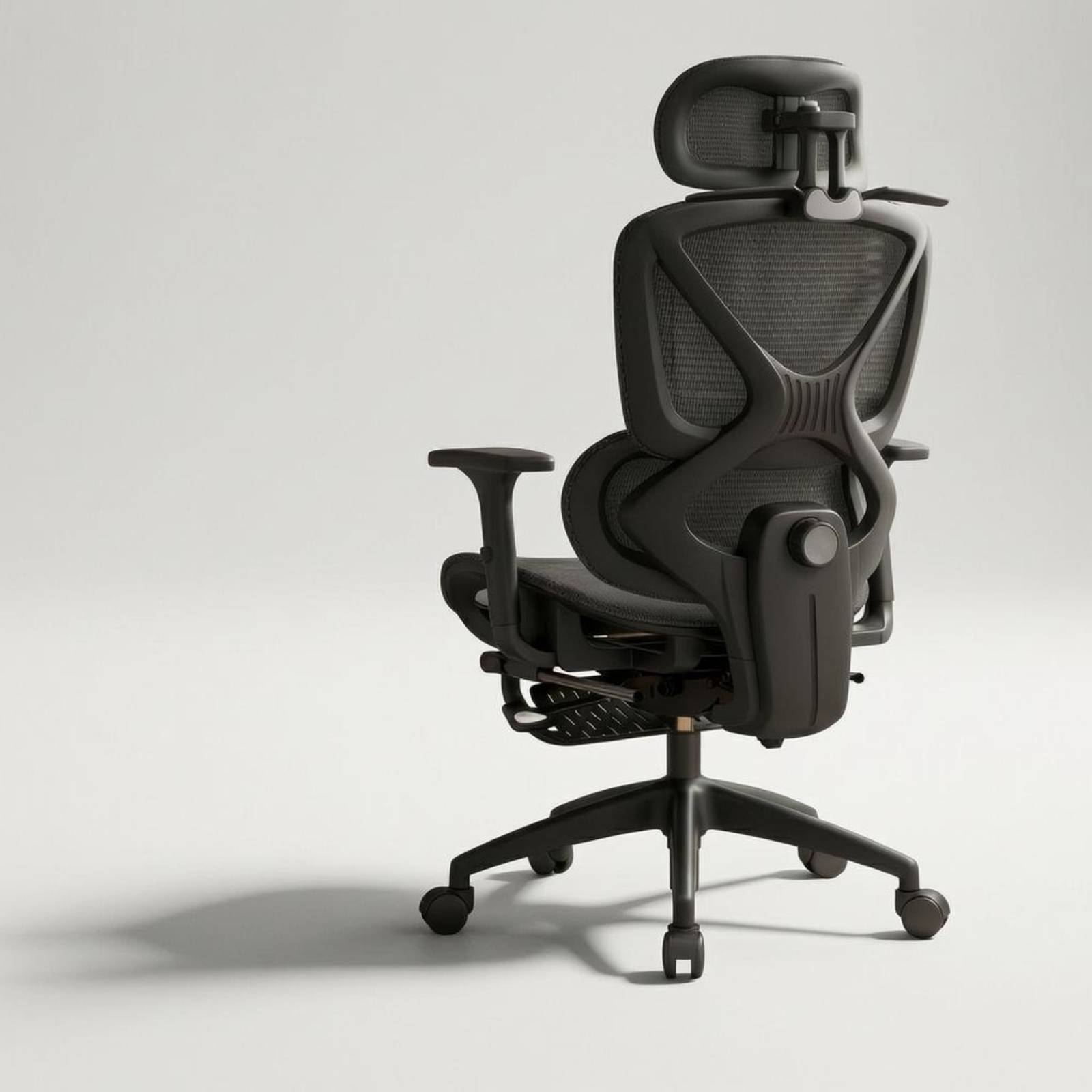 Furniture Chairs For Office - كرسي دوار بظهر عالٍ مع مساند