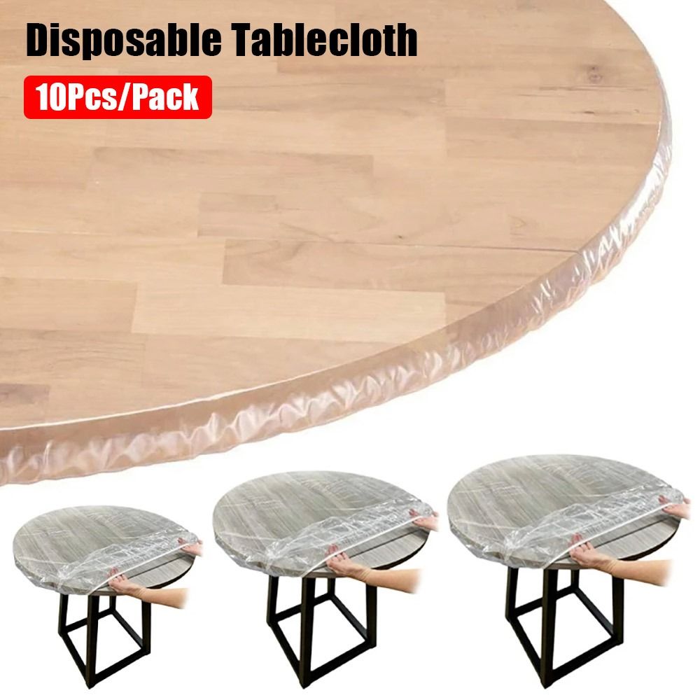 Conference Table Round - 10 قطع من مفارش الطاولة البلاستيكية