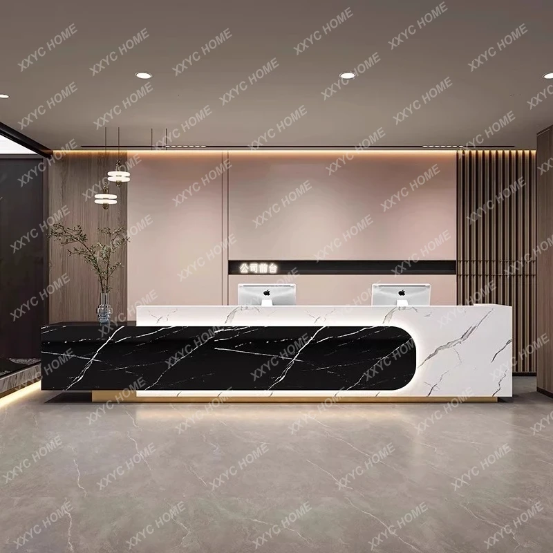 Office Furniture High End - مكاتب كاشير فاخرة، طاولات استقبال عصرية