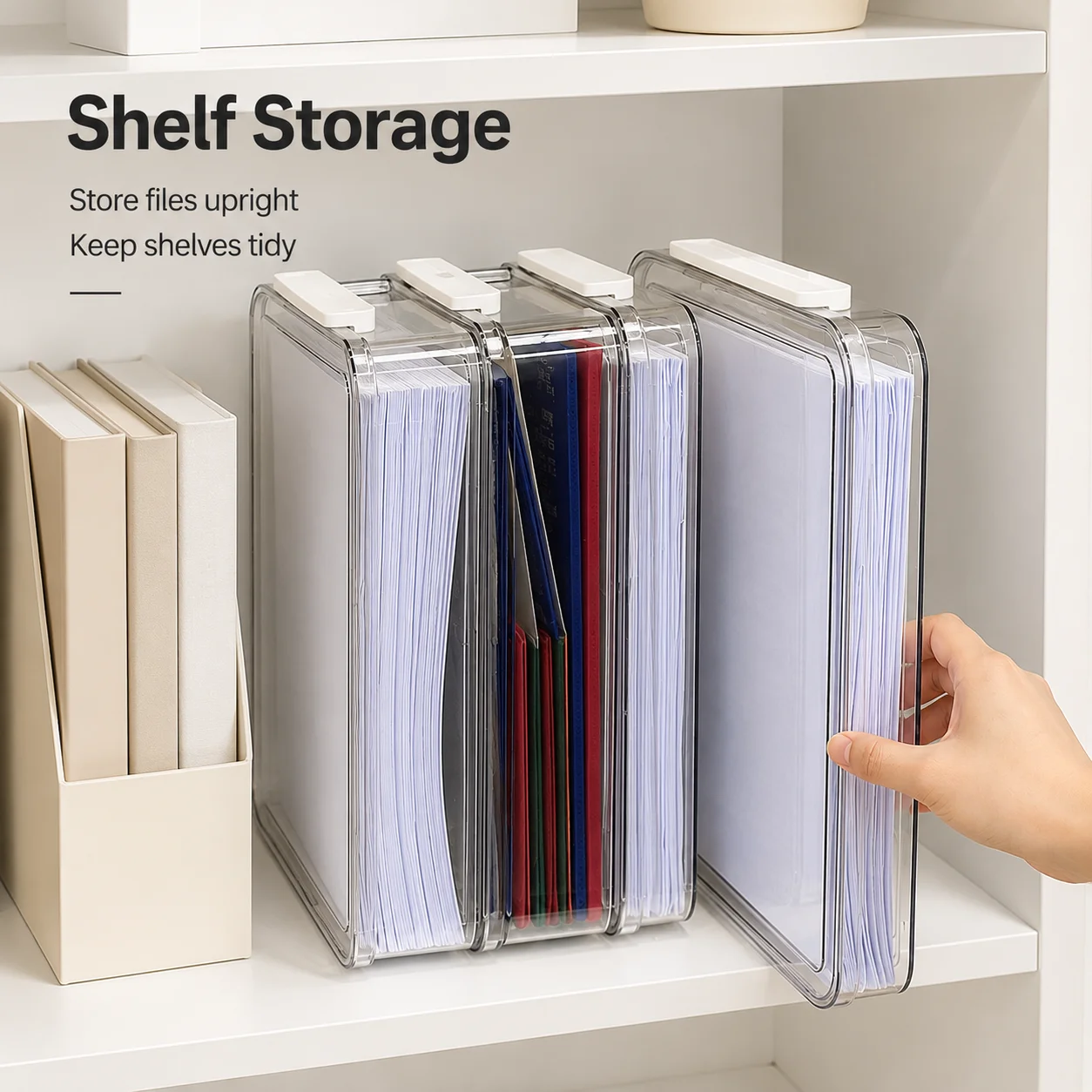 صندوق منظم ملفات شفاف من البول - مراجعة Desktop Filing Tray وسعره