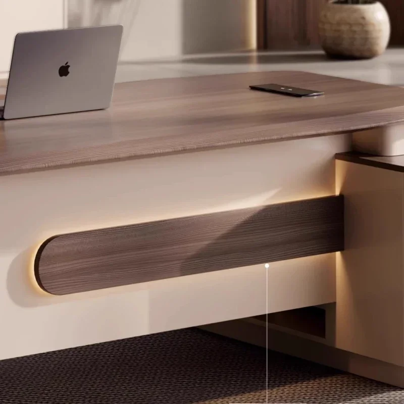 مكتب مكتب قيادة بسيط وحديث وخف - مراجعة Office Furniture High End وسعره