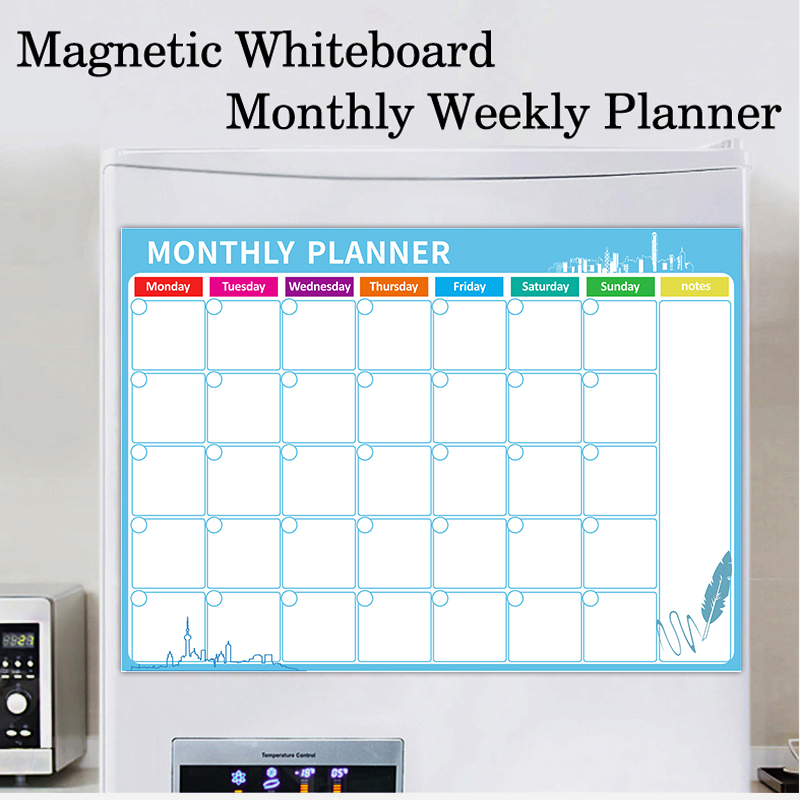 جدول تقويم مغناطيسي أسبوعي شهر - مراجعة Dry Erase Weekly وسعره