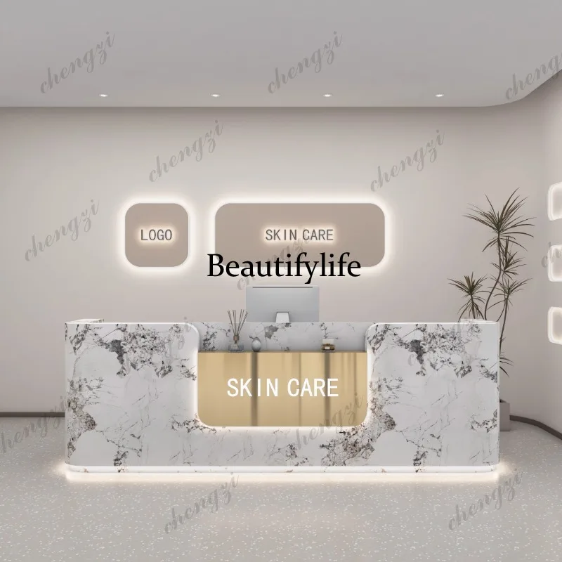 01A مكاتب استقبال بتصميمات عصر - مراجعة Office Furniture Logo وسعره
