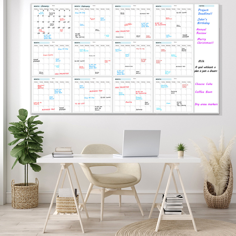 لوح تخطيط شهري وأسبوعي كبير ال - مراجعة Dry Erase Weekly وسعره