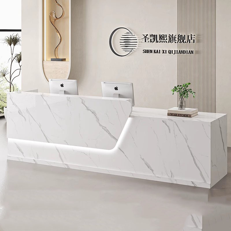 مكتب استقبال منزلي للتجميل، مك - مراجعة Office Furniture Logo وسعره