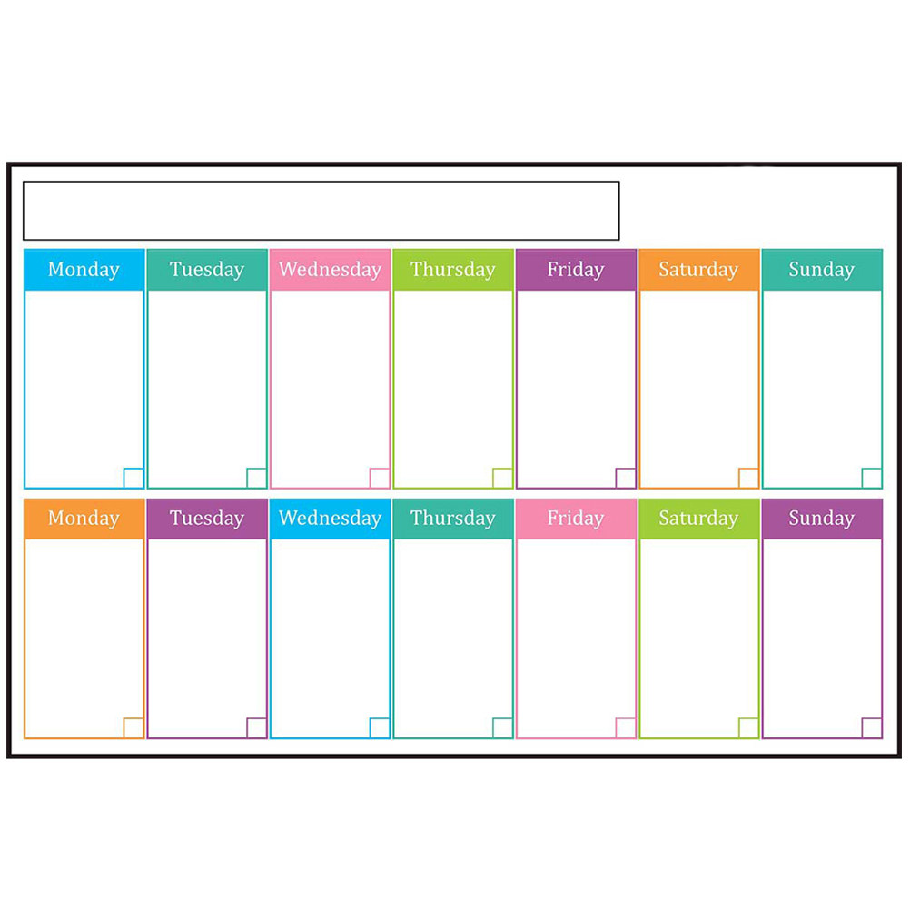 لوح تقويم أسبوعي لاصق قابل للم - مراجعة Dry Erase Weekly وسعره
