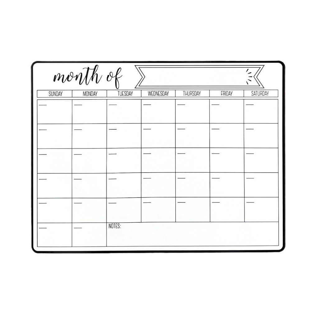 تقويم مغناطيسي محمول للمسح الج - مراجعة Dry Erase Weekly وسعره