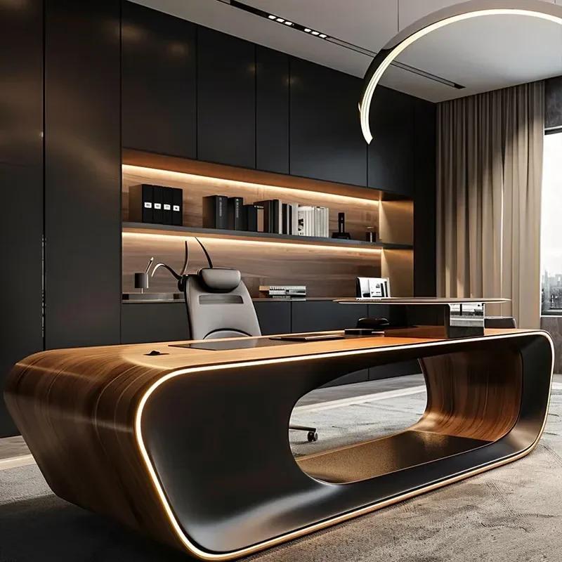 مكتب كمبيوتر بتصميم عصري بسيط  - مراجعة Office Furniture High End وسعره
