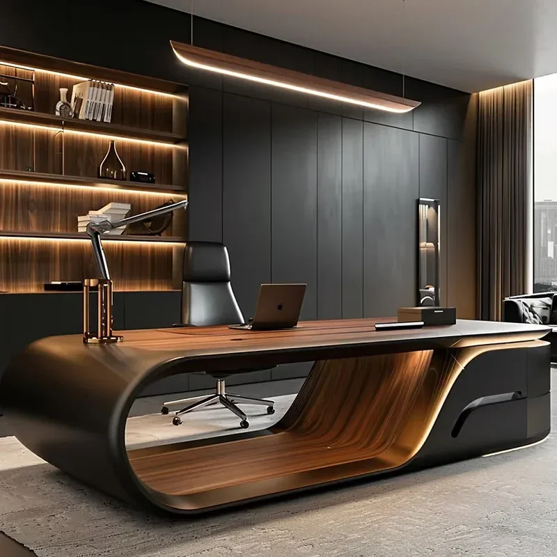مكتب كمبيوتر بتصميم عصري بسيط  - مراجعة Office Furniture High End وسعره
