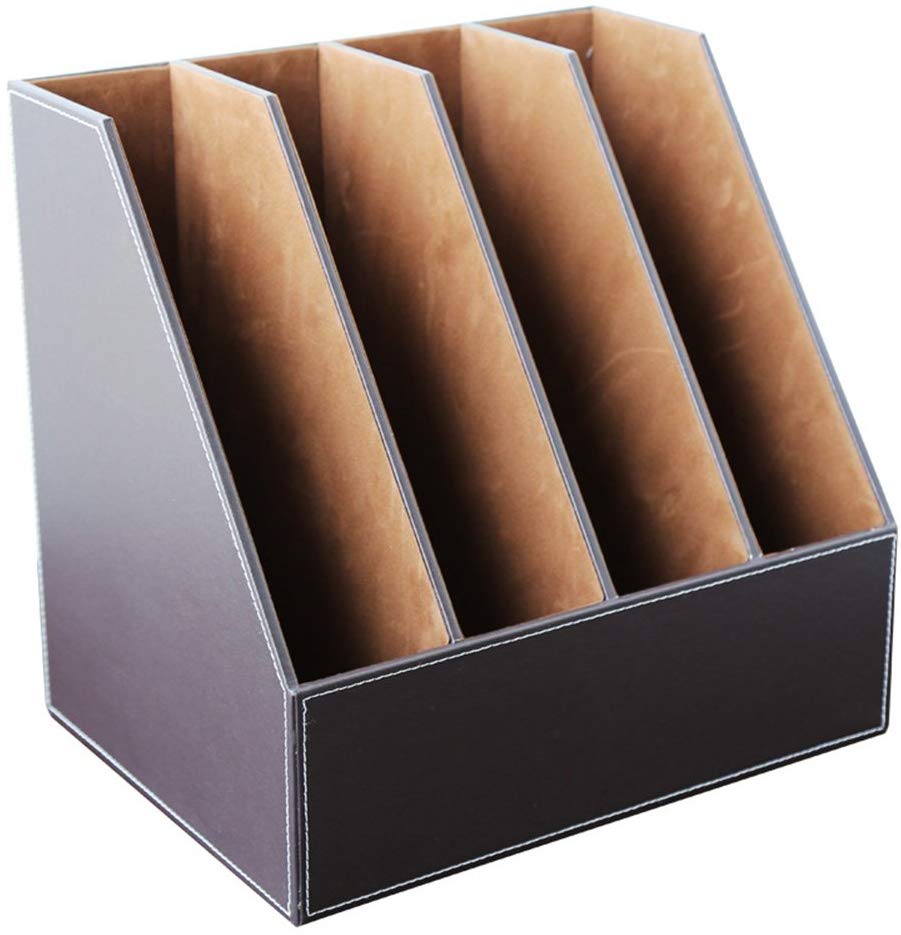 Xryy-منظم ملف جلدي عمودي ، 2/3 - مراجعة Desktop Filing Tray وسعره
