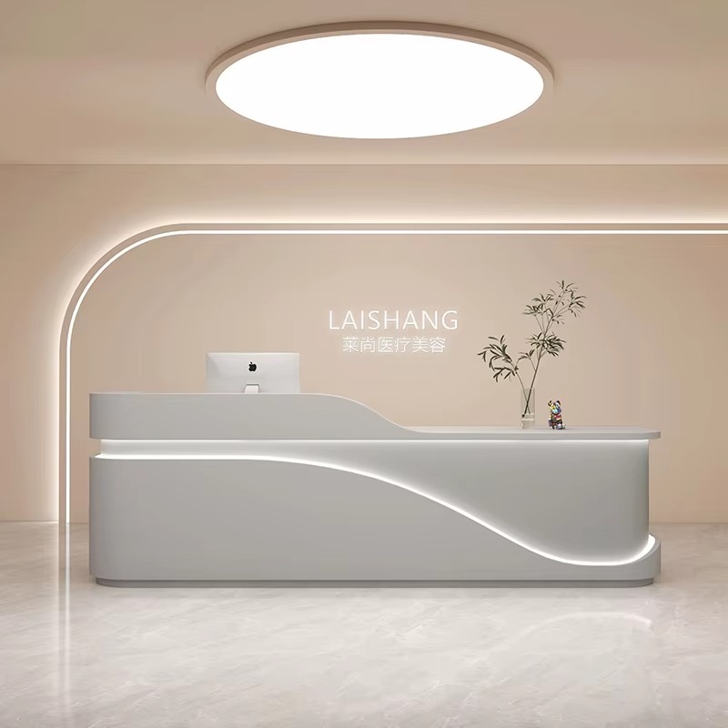 مكاتب استقبال كبيرة للفنادق، ط - مراجعة Office Furniture Logo وسعره