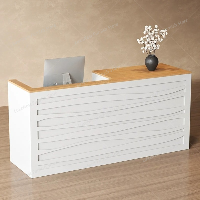 مكتب استقبال أنيق للمكاتب مع ش - مراجعة Office Furniture Logo وسعره