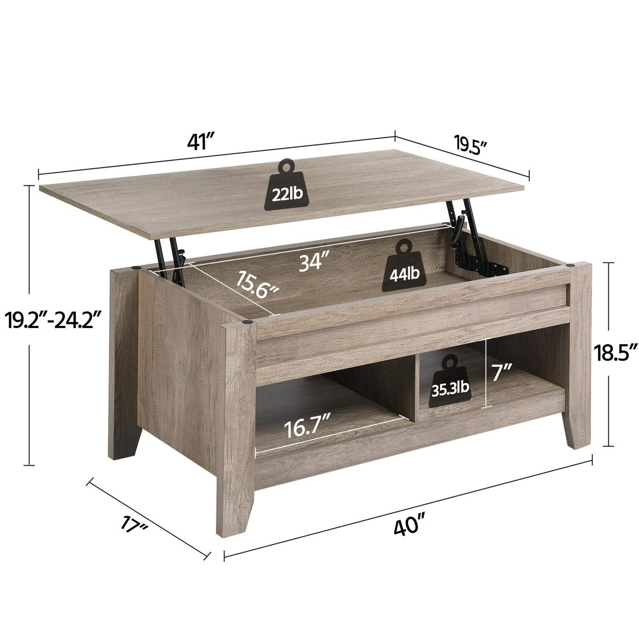 طاولة قهوة عصرية بسطح قابل للر - مراجعة Office Furniture Center وسعره
