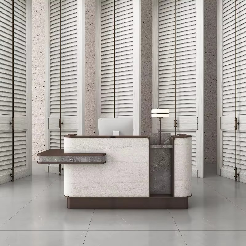 مكاتب استقبال فندقية فاخرة بتص - مراجعة Office Furniture Logo وسعره