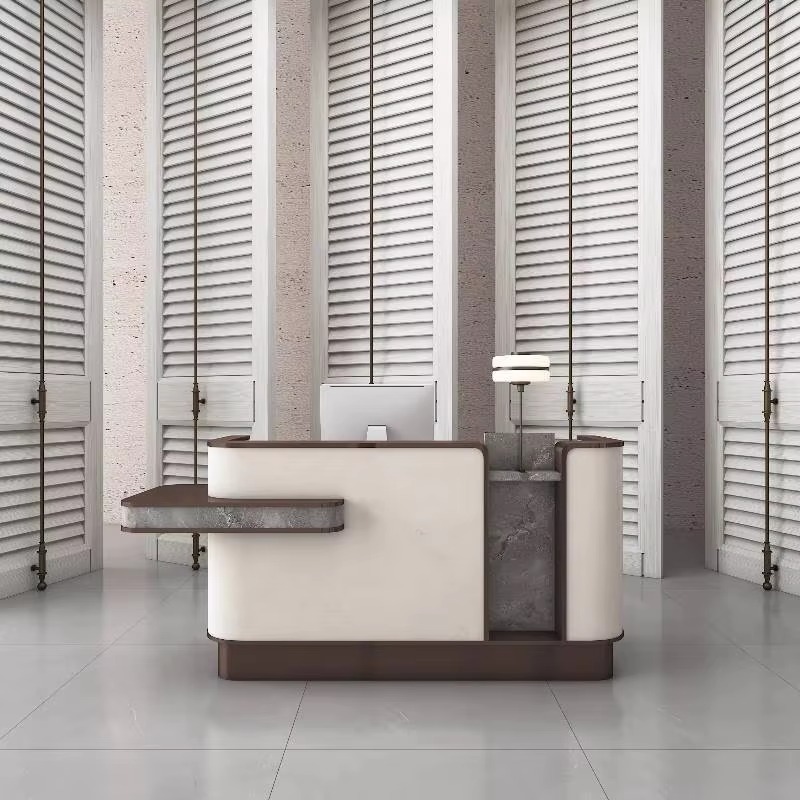 مكاتب استقبال فندقية فاخرة بتص - مراجعة Office Furniture Logo وسعره