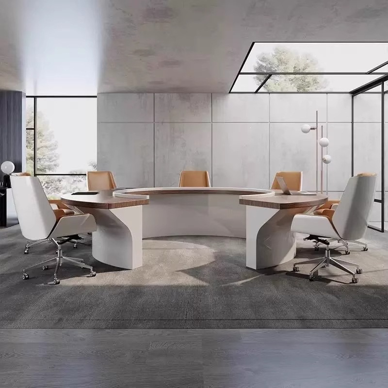 يمكن تخصيص الحجم واللون لطاولة - مراجعة Conference Table Round وسعره