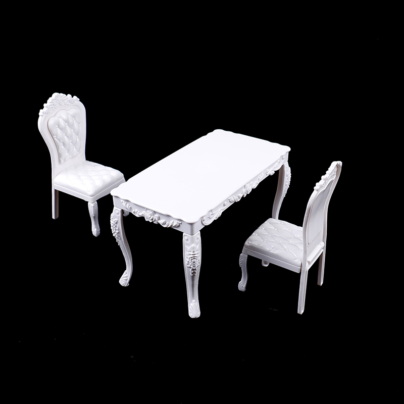 دمية 1:6 أثاث المطبخ طاولة طعا - مراجعة Furniture Chairs For Office وسعره