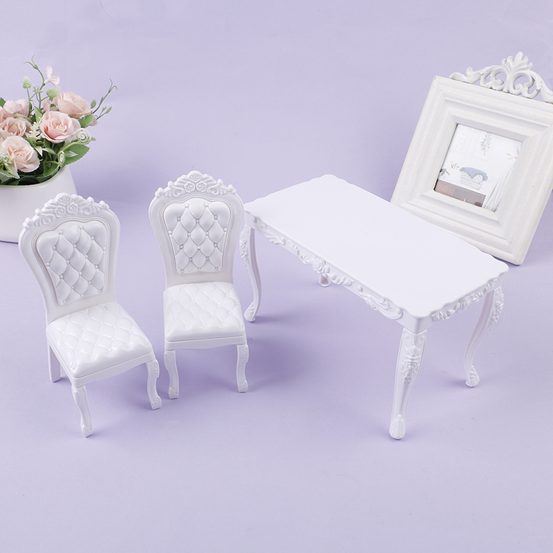 دمية 1:6 أثاث المطبخ طاولة طعا - مراجعة Furniture Chairs For Office وسعره