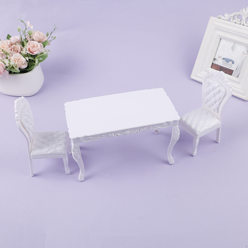دمية 1:6 أثاث المطبخ طاولة طعا - مراجعة Furniture Chairs For Office وسعره