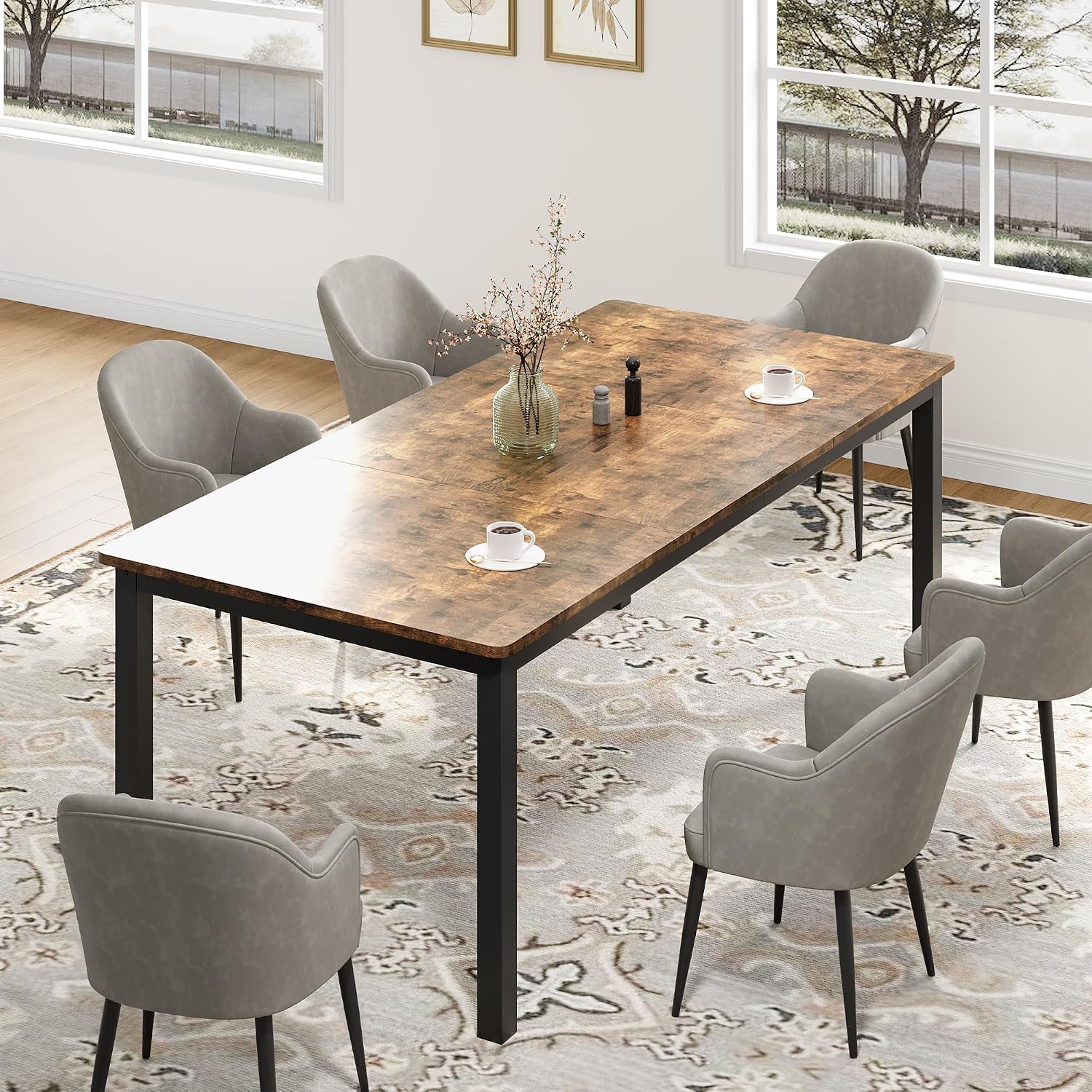 طاولة طعام صناعية بطول 71 بوصة - مراجعة Conference Table Round وسعره