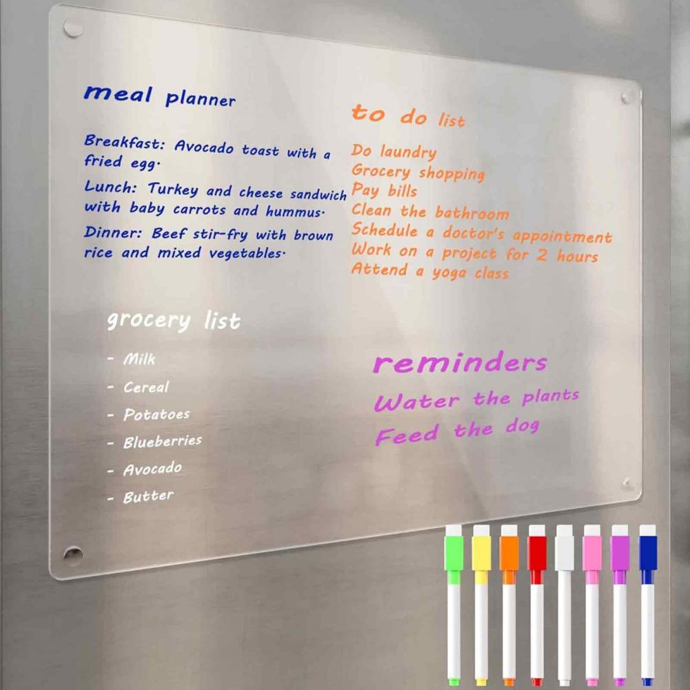 تقويم حائط أكريليك للتخطيط، لو - مراجعة Dry Erase Weekly وسعره