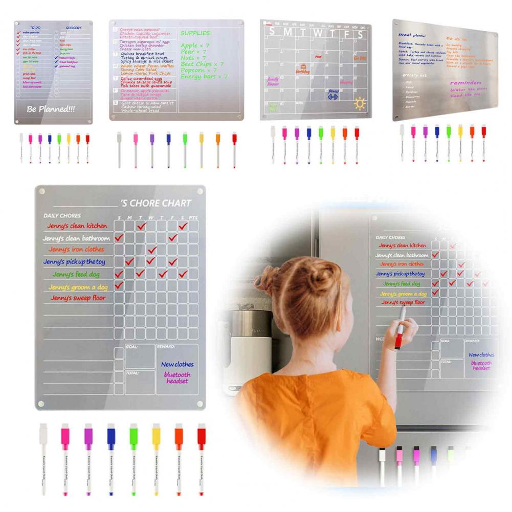 تقويم حائط أكريليك للتخطيط، لو - مراجعة Dry Erase Weekly وسعره