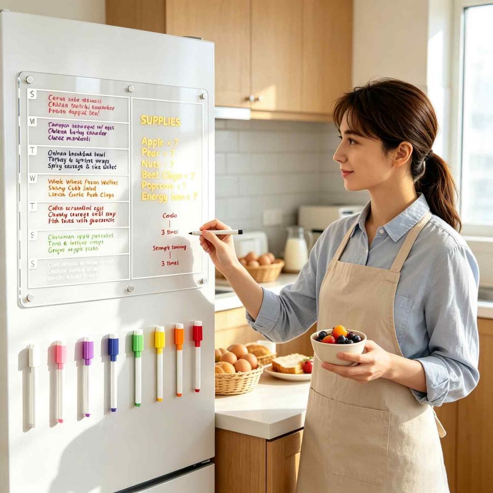 تقويم حائط أكريليك للتخطيط، لو - مراجعة Dry Erase Weekly وسعره