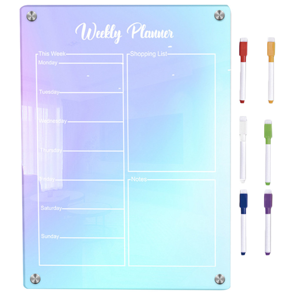 مجموعة واحدة من لوحة التخطيط ا - مراجعة Dry Erase Weekly وسعره