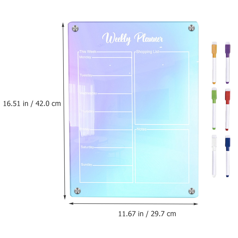 مجموعة واحدة من لوحة التخطيط ا - مراجعة Dry Erase Weekly وسعره