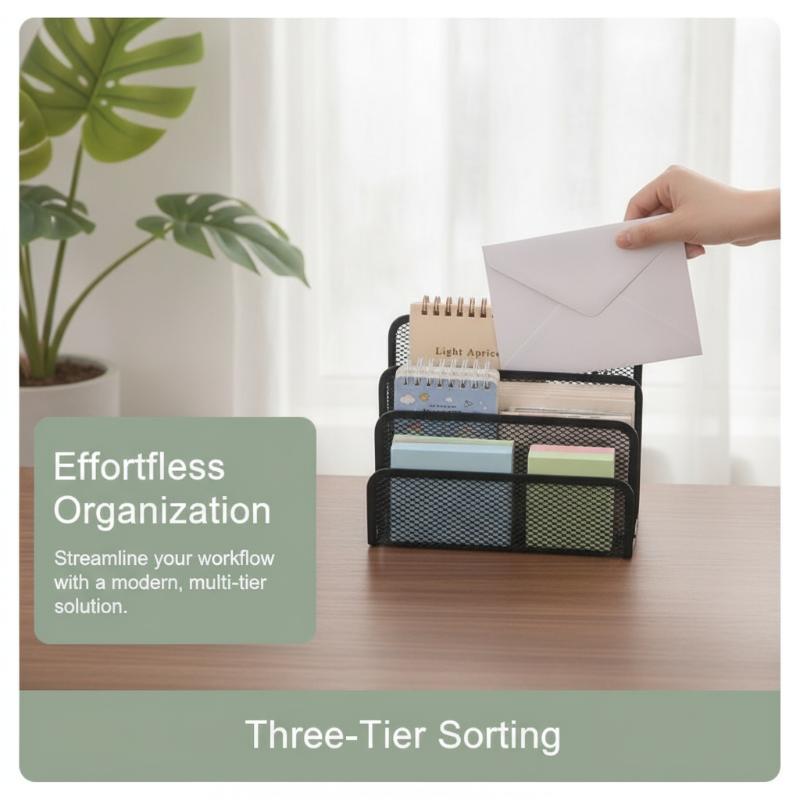 منظم مكتب ثلاثي الطبقات من الش - مراجعة Desktop Filing Tray وسعره