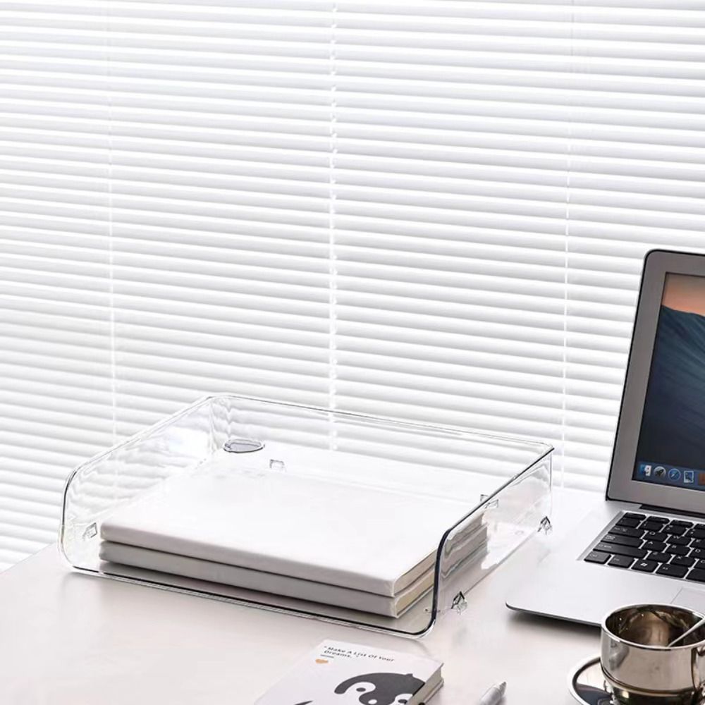 علبة ملفات سطح المكتب الشفافة  - مراجعة Desktop Filing Tray وسعره